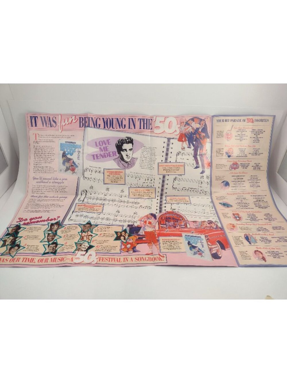 Remembering The 50s Songbook Advertisement Ad Insert By Readers Digest